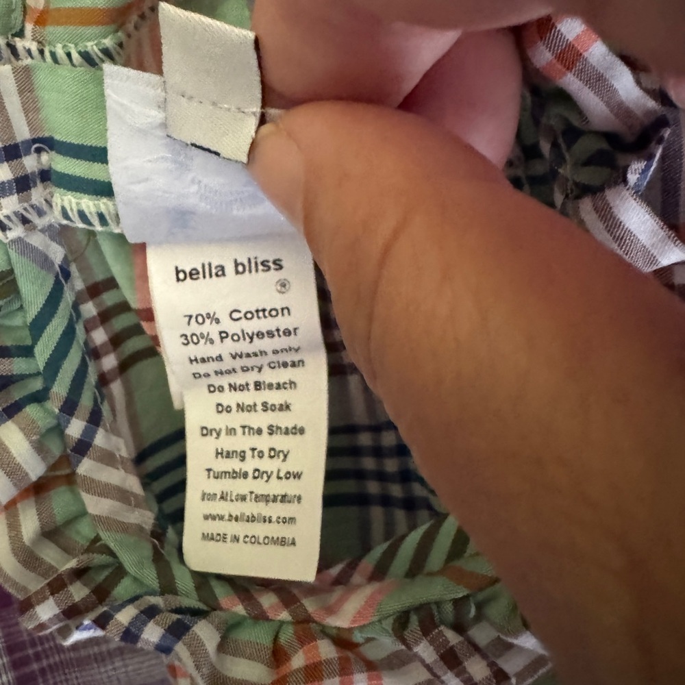 Bella Bliss Multicolor Plaid Dress - Picture 7 of 8